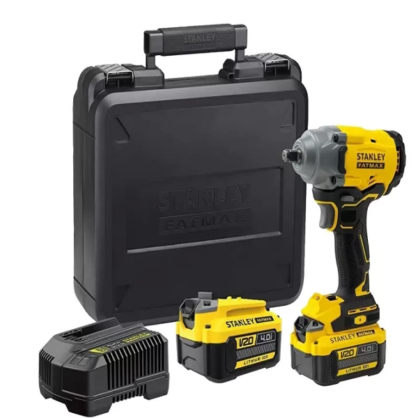 Stanley SBW920M2K-B1 0-900 to 0-1900 RPM Cordless Brushless Impact Wrench